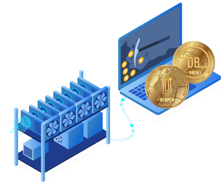 Crypto Mining Illustration